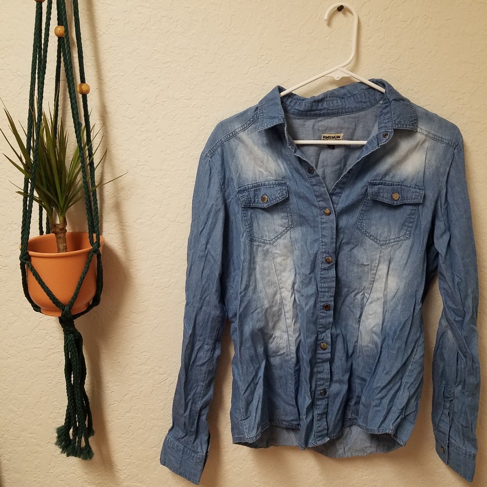 Denim Button Up Size XL